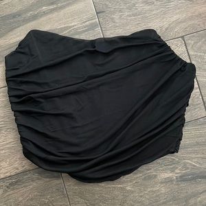 Black crop corset top. Never worn